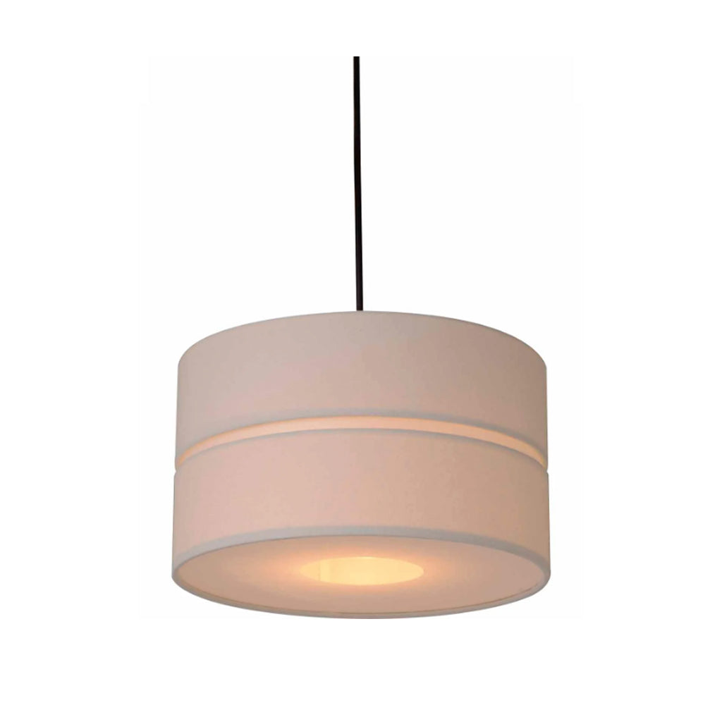 Frea Drum Pendant Shade Cream 30cm Orbit Lighting NZ