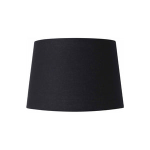 Linen Lamp Shade Medium Black 28cm