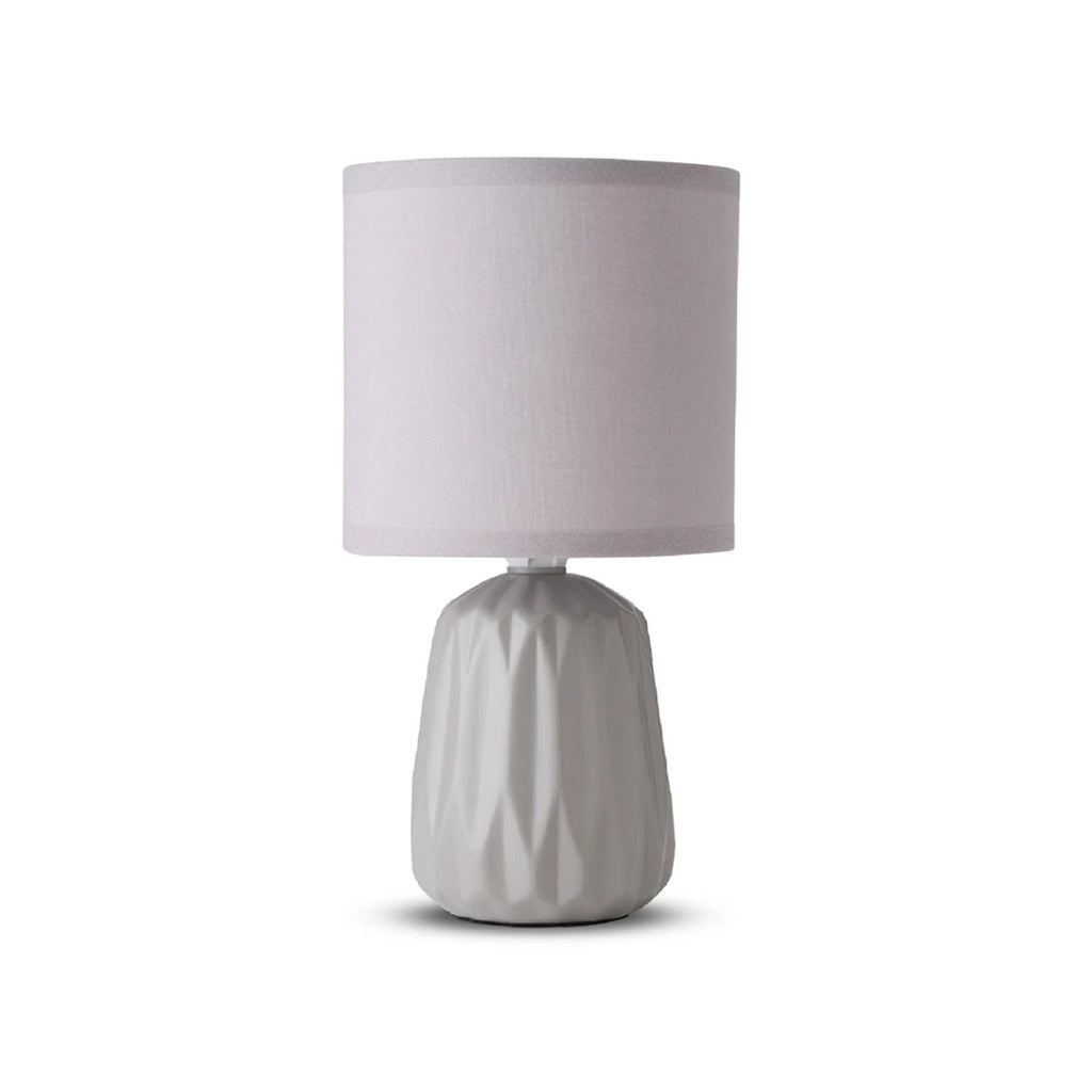 Naples Ceramic Table Lamp Grey