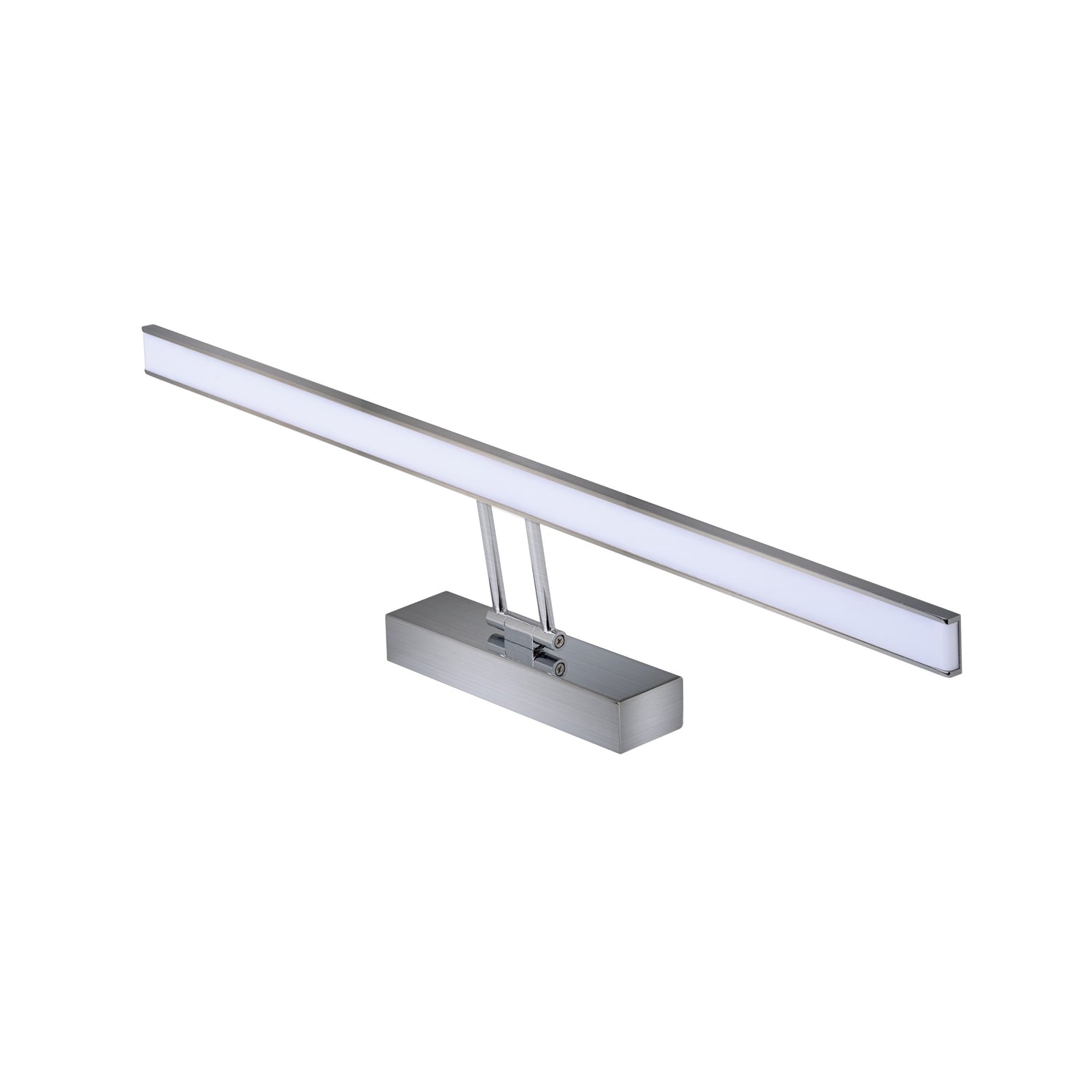 Adjustable Mirror Light Brushed Metal