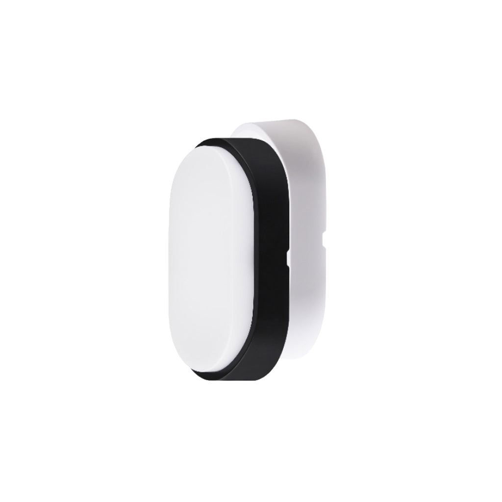 Oval Bulkhead with Black or White Trim