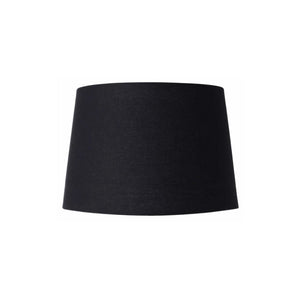 Linen Lamp Shade Small Black 19cm