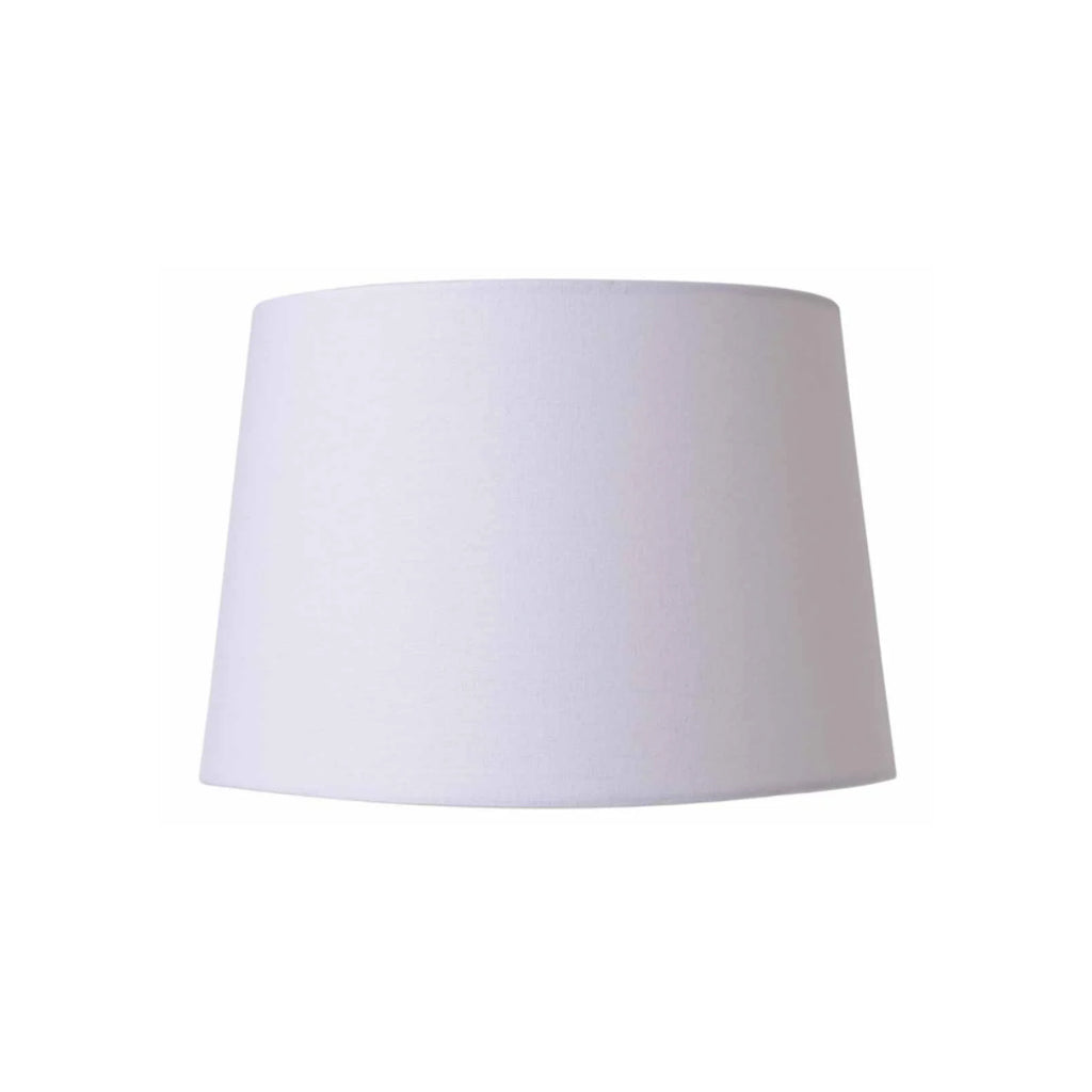 Linen Lamp Shade Medium White 28cm