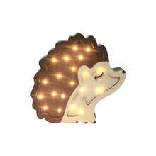 Load image into Gallery viewer, Wooden USB Hedgehog Light

