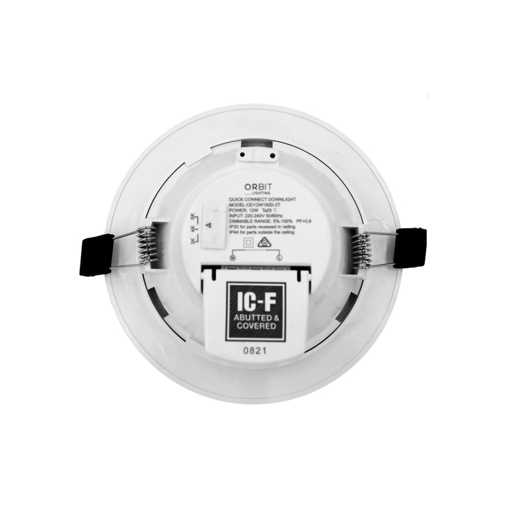 12W Downlight 150mm 3K 4K 5K