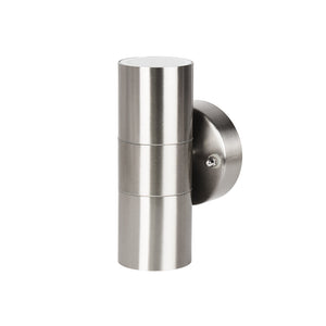 Up/Down Wall Light GU10 Stainless Steel