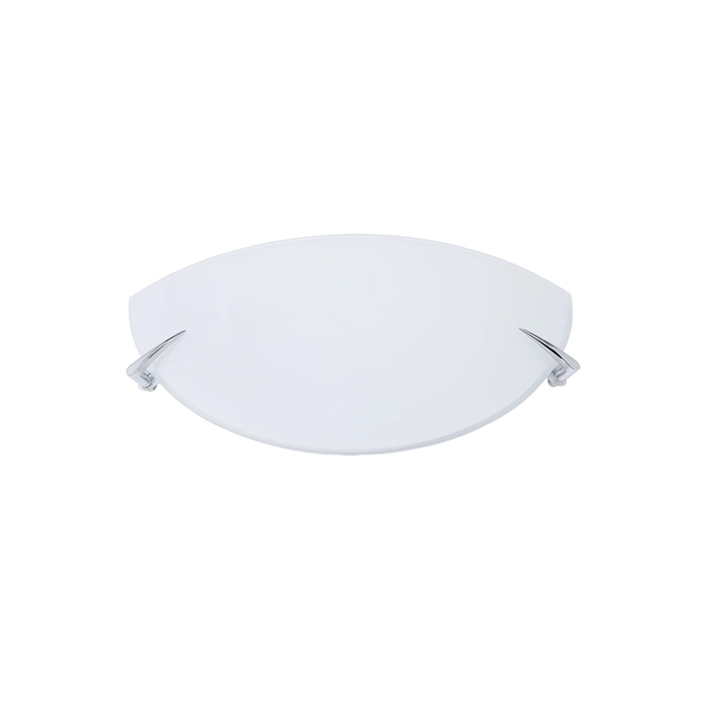 Glass Wall Light Half Moon