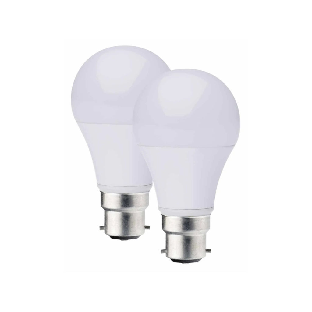 LED A60 B22 6W 2 Pack