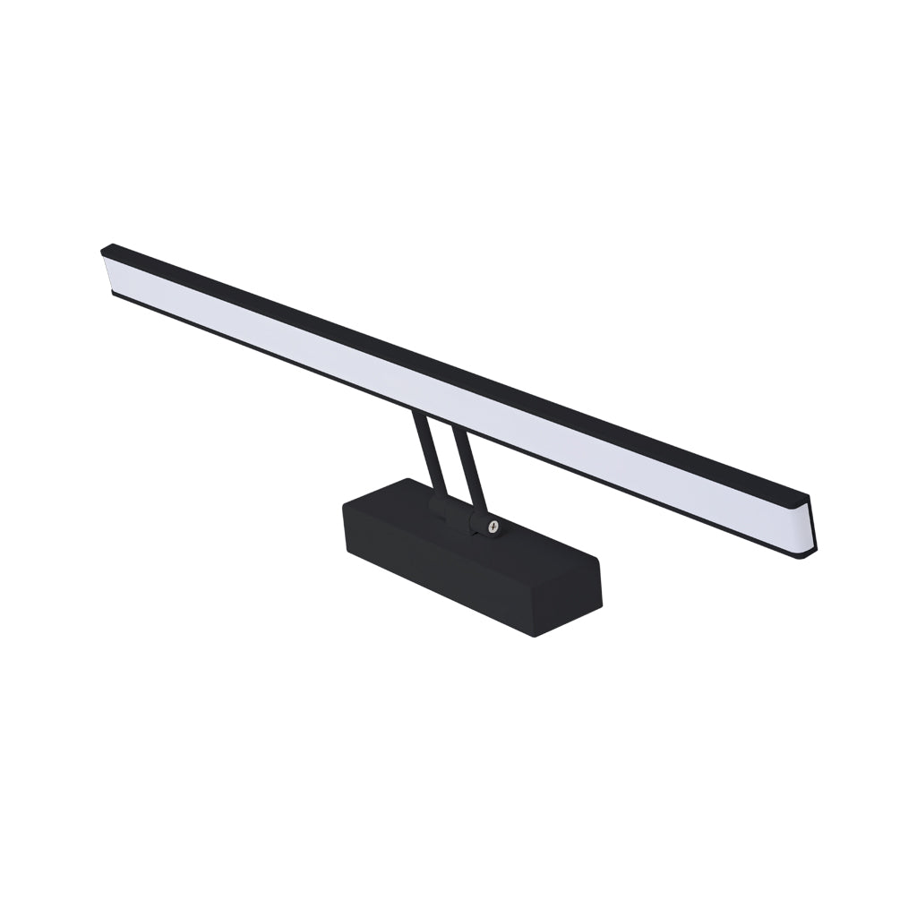 LED Adjustable Mirror Light Black