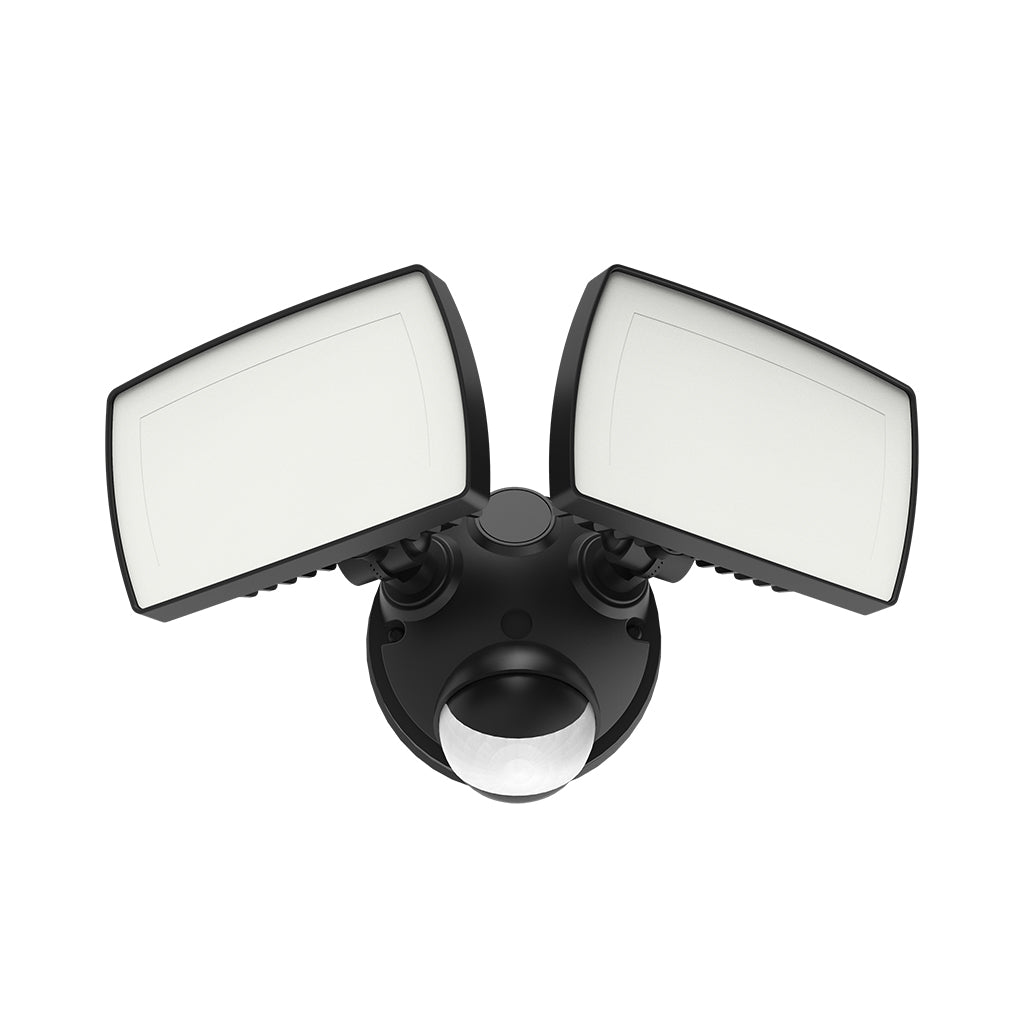 Security Light 30W Black with PIR Sensor