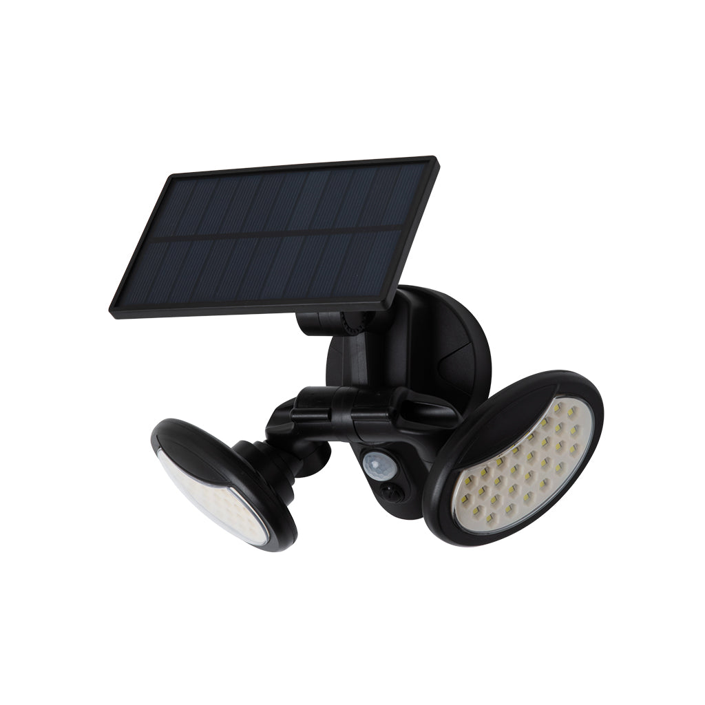 Solar Twin Spotlight with PIR Sensor
