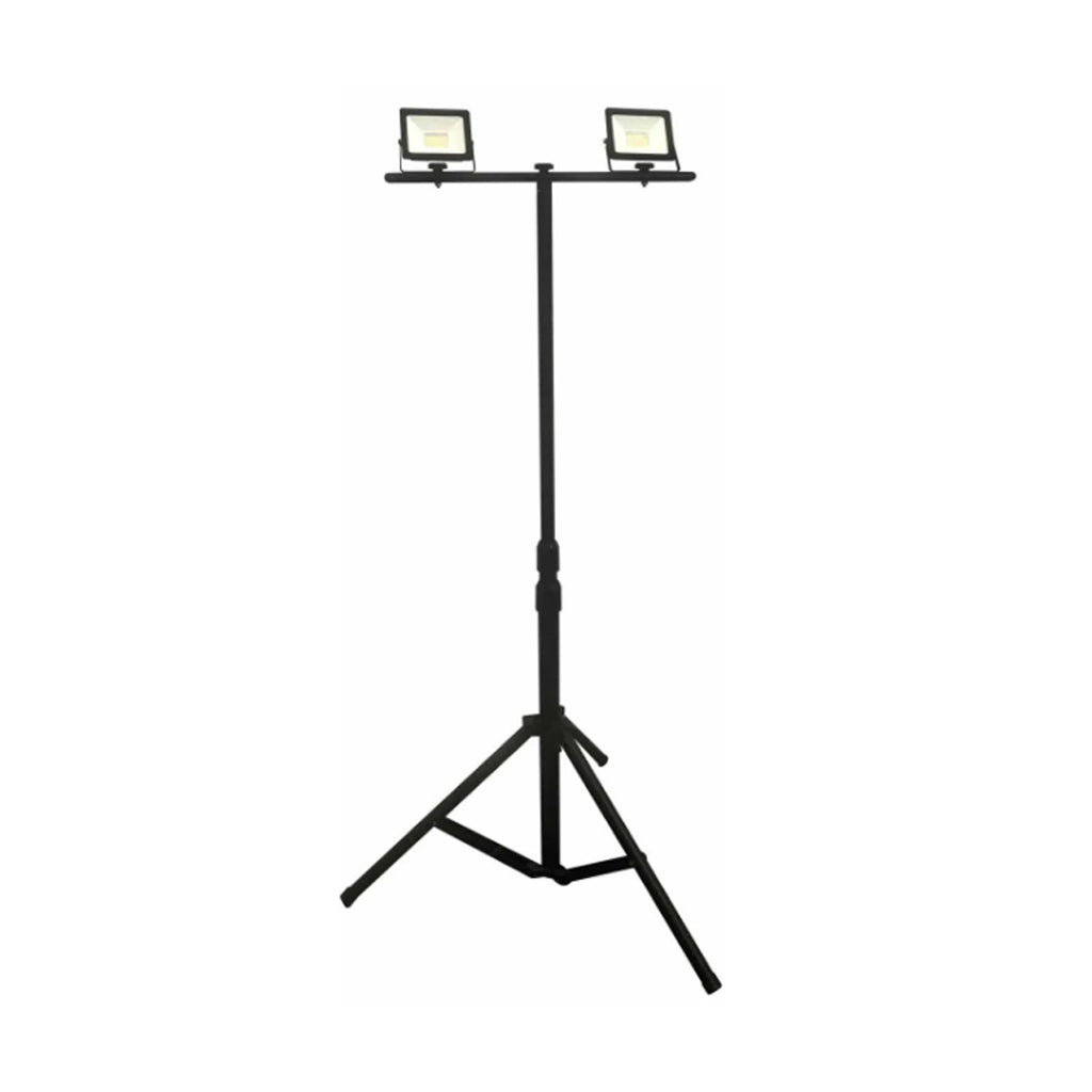 40W Twin Slim Floodlight on Tripod – Orbit Lighting NZ